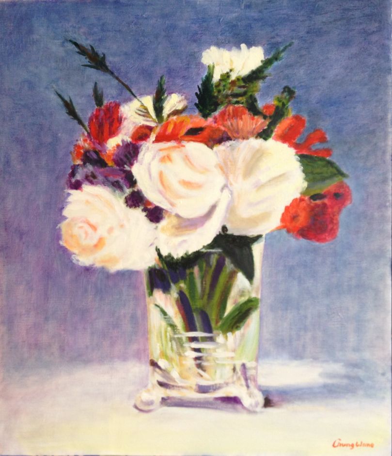 253-O.JPG : Flowers in a Crystal Vase