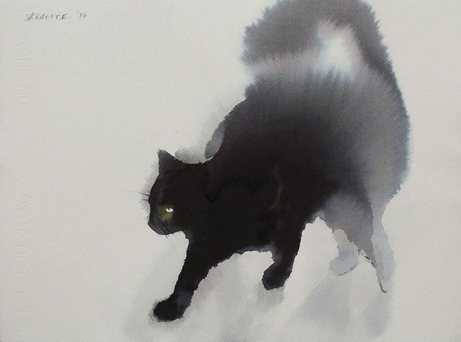 watercolor-cats-ink-paitings-endre-penovac-7