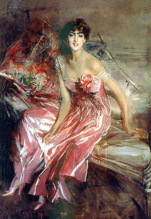 Lady in Rose, Giovanni Boldini